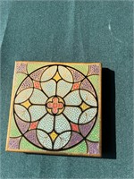 Stained Glass Motif Compact