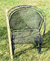 VINTAGE WROUGHT IRON BOUNCE CHAIR