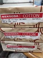 3 Reams of Cotton 8.5 x 11" 1500 sheets total