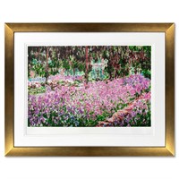 Claude Monet, "Le Jardin De Monet" Framed Limited