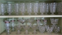 Vintage Glassware Lot - Poss Fire King & Silver