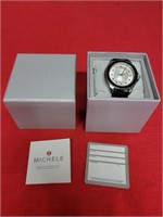 Michele Women's Black Diamond Watch