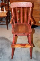 Wooden high chair