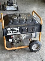 GENERAC GP5500 GENERATOR - GAS - RUNS