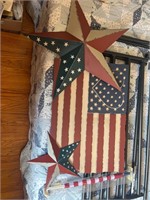 American Flag & Star Decor