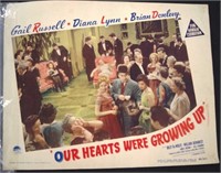 Original "Our Hearts Were Growing Up" lobby card