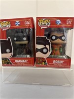 DC Batman & Robin Funko Pop Figures