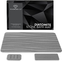 Qty 2 Stone Bath/Dish Mat 23.5"x15"