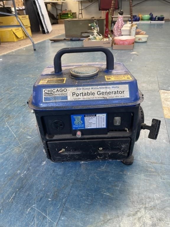 Chicago portable generator 800 watts