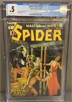 CGC 0.5 Spider #38 Vol.10 #2 1936 Pulp