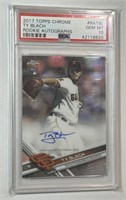 2017 Topps Chrome RC Auto #RATBL Ty Blach PSA 10!