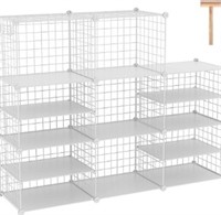 C&ahome Wire Cube Storage Unit, Interlocking