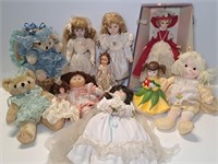 Dolls & Teddy Bears: Porcelain, Plush, Stands