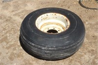 12.50-15 Implement Tire on 8-Bolt Wheel