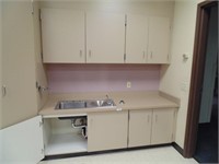 Upper & Lower Cabinets + Sink from Room #407