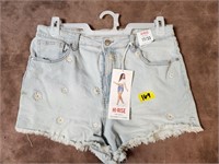 New with Tags Sz 17/33 Womens Jean Shorts