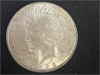 1922 silver peace, dollar