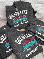 New Lot of 13 Charcoal "Great Lakes Christmas Ale"