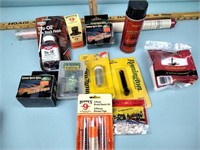 Hunting rifle accessories: cleaning kits etc.