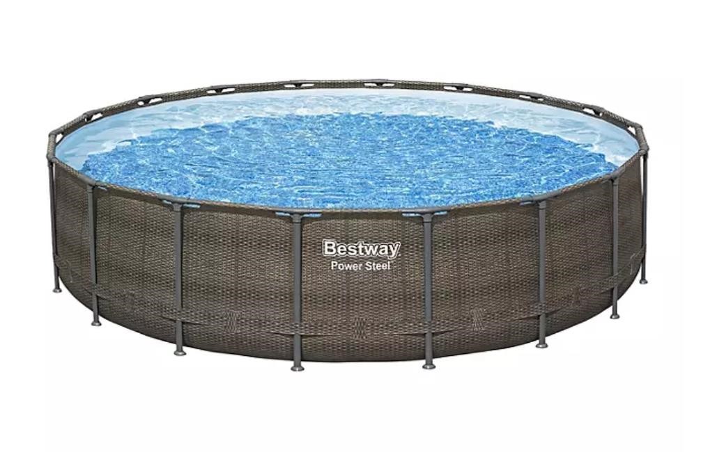 Bestway 18ft Above Ground Outdoor Pool w/Filter