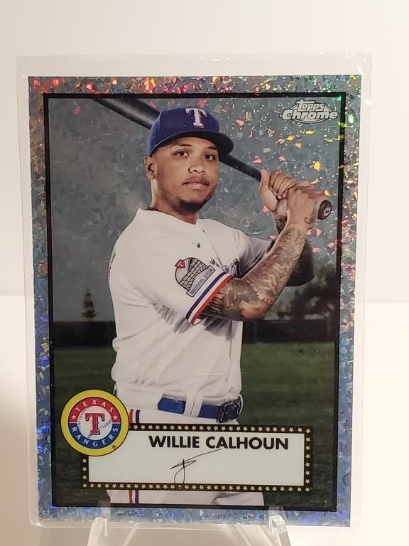 2021 Topps Chrome Platinum Sparkle Willie Calhoun