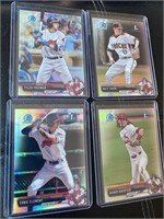 4 BASEBALL CARD LOT TYLER FREEMAN & MATT TABOR