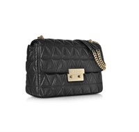 Michael Kors Sloan XL Quilted Shoulder Bag - Black