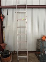 All American 16 ft aluminum extension ladder