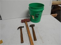 Hammers and bucket