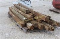 5 X 5 POSTS IN VARIOUS LENGTHS - GROUP OF 15