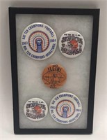 Vintage University of Illinois Souvenir Buttons