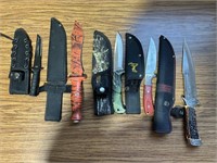 Five Fixed Blade Knives