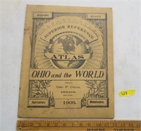 1906 Ohio and the World Atlas