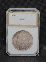 1904 O Morgan Dollar MS65