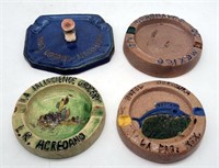 El Arte Tomalteca Pottery Ashe Trays Souvenir Mexi