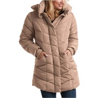 L  Sz L. Steve Madden Women's Quilted Winter Jacke