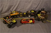 60: (7) Battery operated cars/trucks