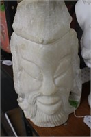 Carved Marble Buddha Head