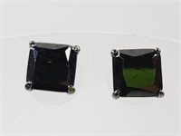 Black Crystal  Earrings