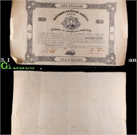 Oct 3, 1862 Confederate States $100 Civil War Loan