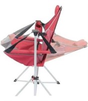 2 MEMBERS MARK PORTABLE SWING LOUNGERS, red