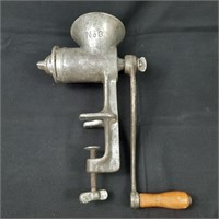 Vintage Model No. 3 cast meat grinder