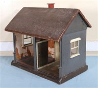 C. 1900 2-Room Folk Art Dollhouse