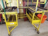 3'x4' metal leveling work station table
