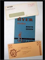 1958 HYER COWBOY - BOOTS & SHOES ADVERTISING