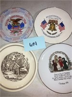 Vintage 1776-1976 Plates