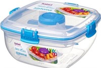 New sistema salad to go container, 37.1 oz