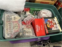 Large Tub of Coca Cola Holiday Town Square Lot
