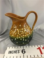 PV marked pottery large pitcher