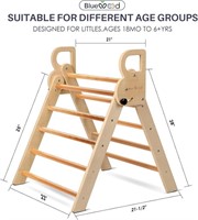 BlueWood Flodable Triangle Ladder Climbing Toy